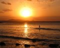 Surfer at Sundown, Australia