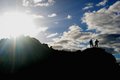 Two Climbers on the Ridge