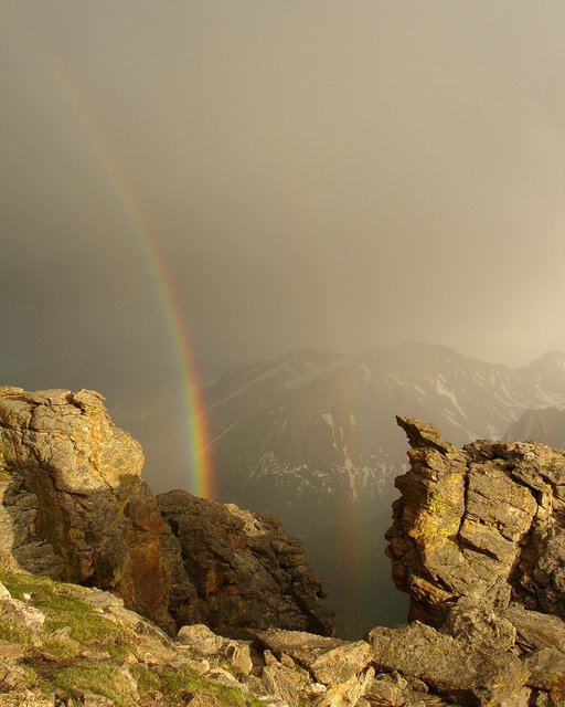 Double Rainbow over Continental Divide