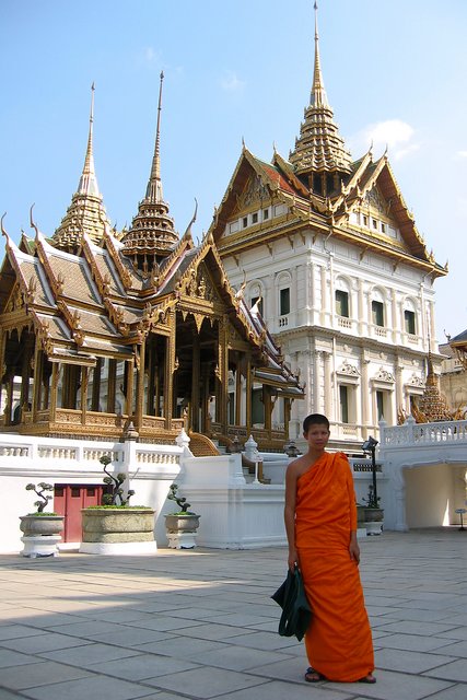 Buddhist Monk in Bangkok