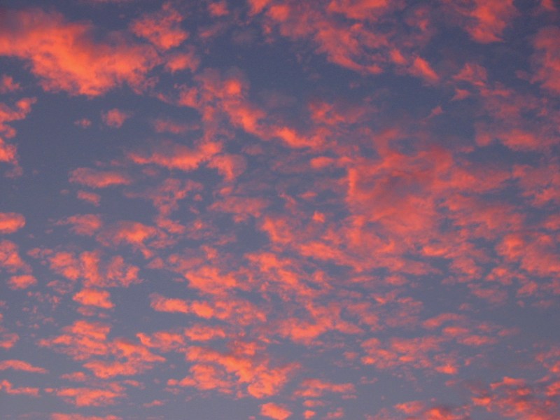 Clouds at dusk