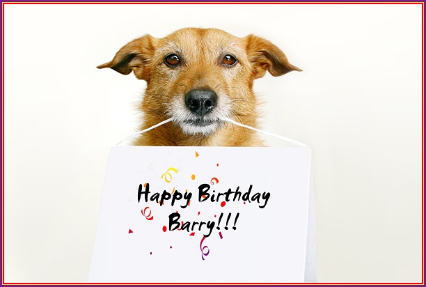 Happy Birthday Barry