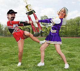 Fighting for the trophy