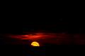 Sun rise in winter