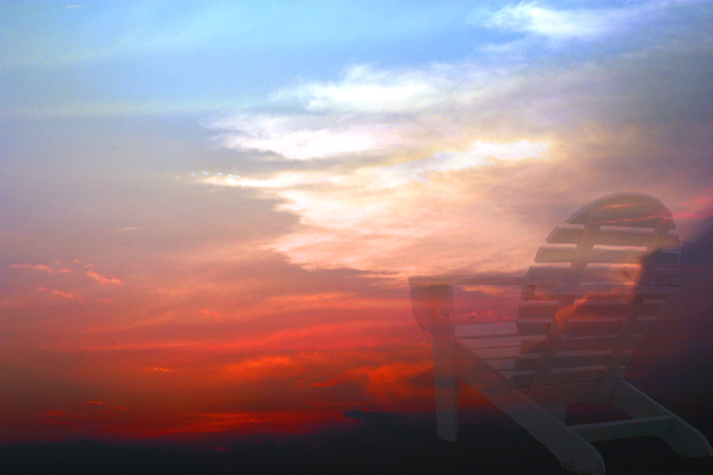 watching the sun go down
