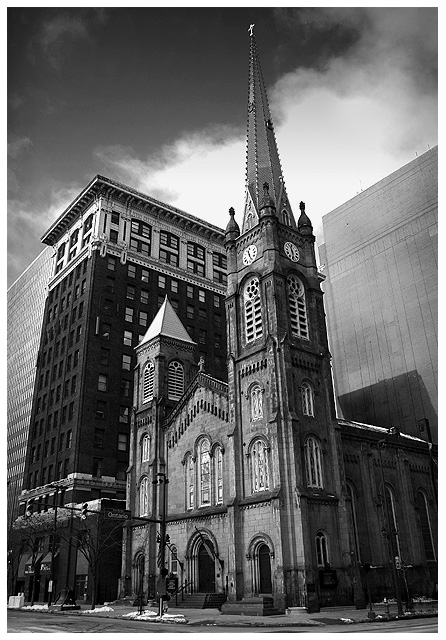 Black & White Church