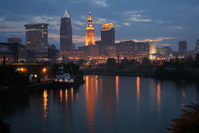 Early Morning Cleveland Skyline