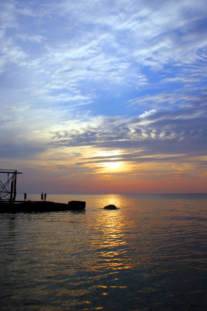 Ohio Sunset on Lake Erie