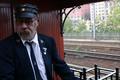 Old man in old train