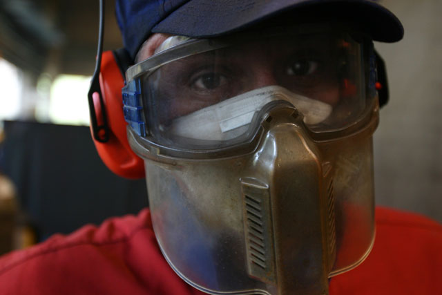 Polish welding worker