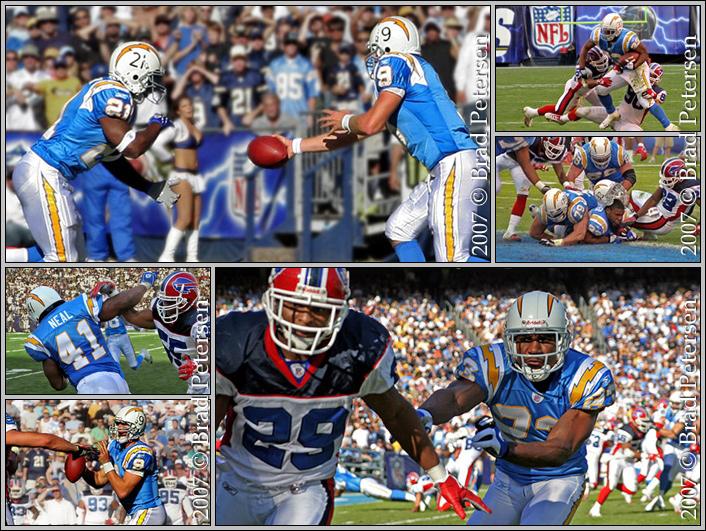 Chargers Game Collage