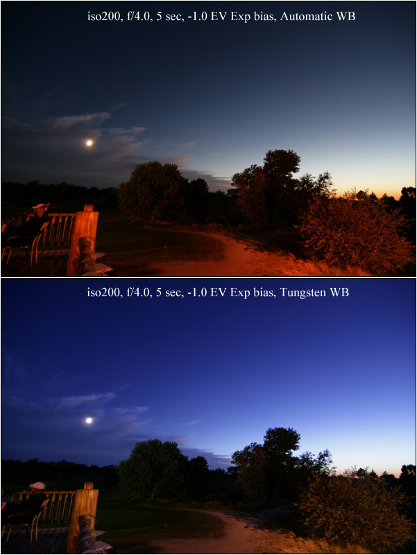 White Balance Examples