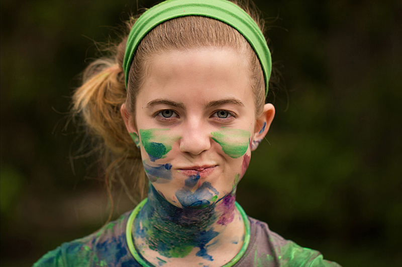 Colorful Smirk