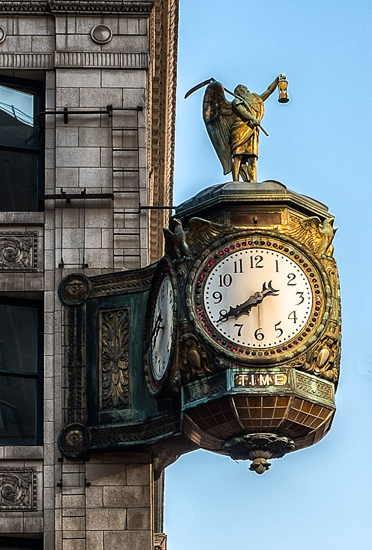 Father Time Clock