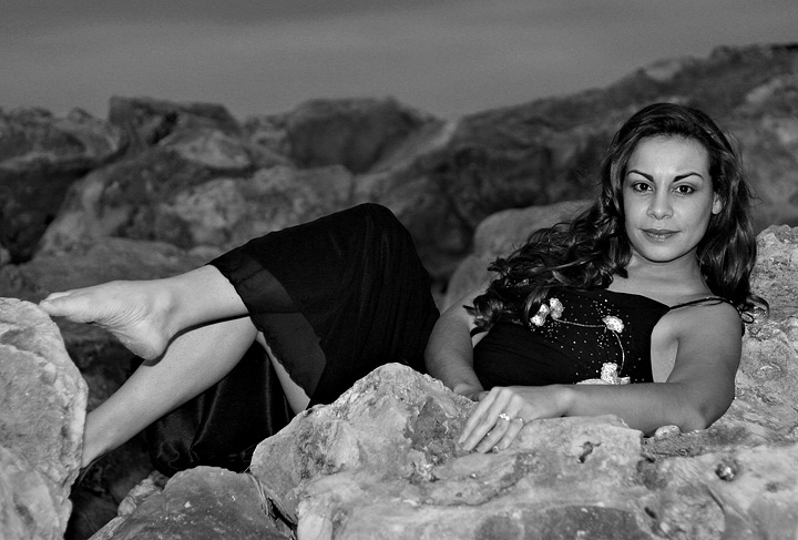 Rene in B&W