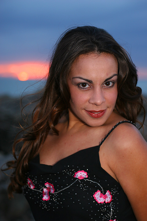 Rene at Sunset