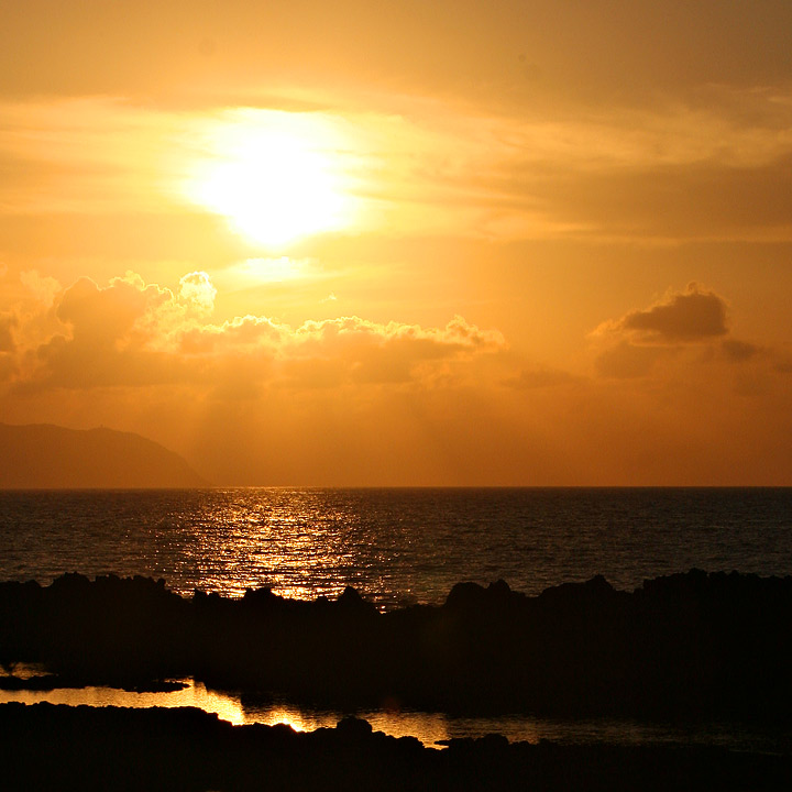Island Sunset (Sq Crop)