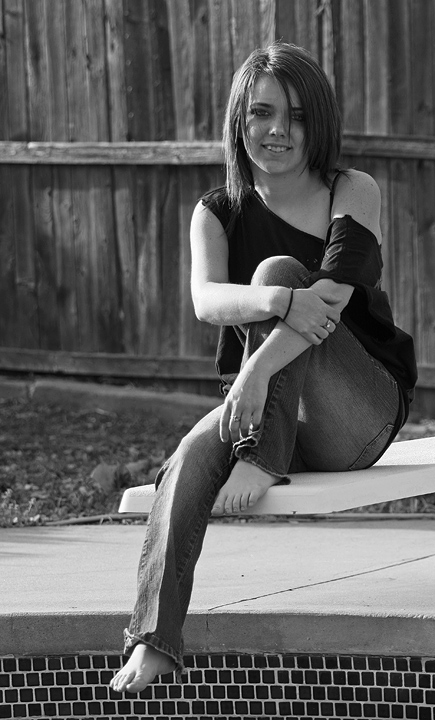 Trissa in B&W