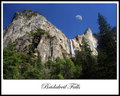 Moon Over Bridalveil Falls - Framed