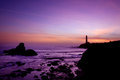 Lighthouse at sunset