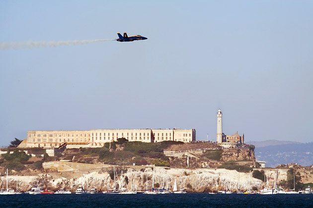 Blue Angel Over Alcatraz