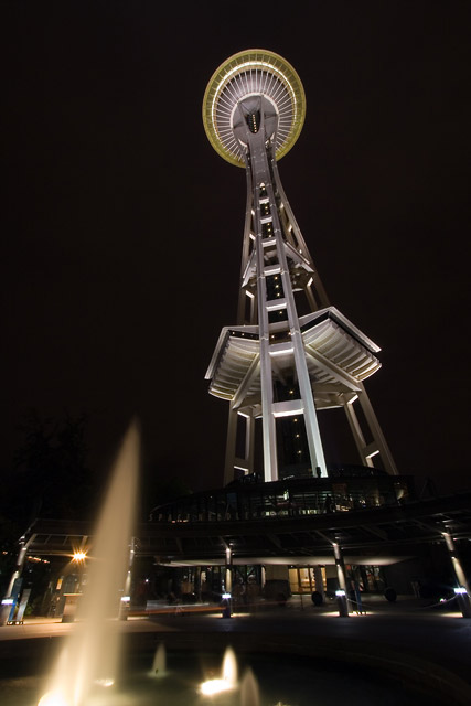 Space Needle with Fountain