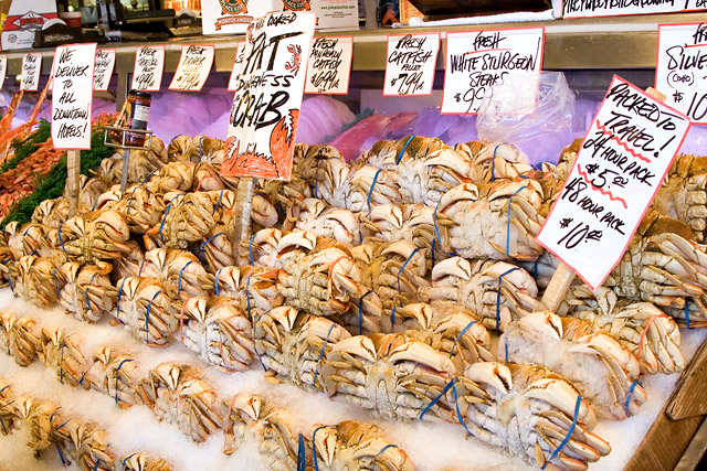 Crabs at Pike's Market