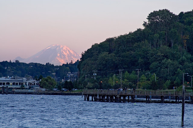 Rainier Over Dock