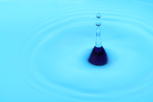 Blue Water Splash