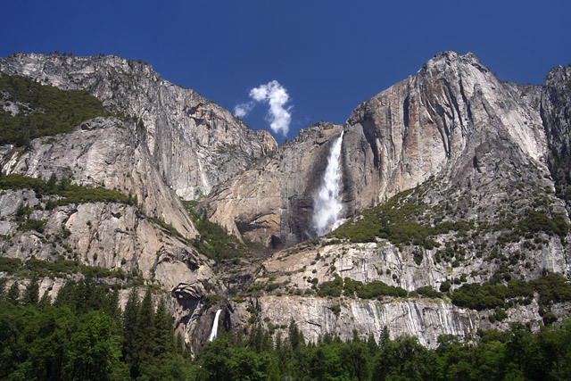 Cloud Over Yosemite Falls