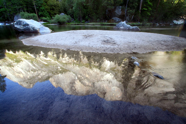 Sand Bar in Mirror Lake