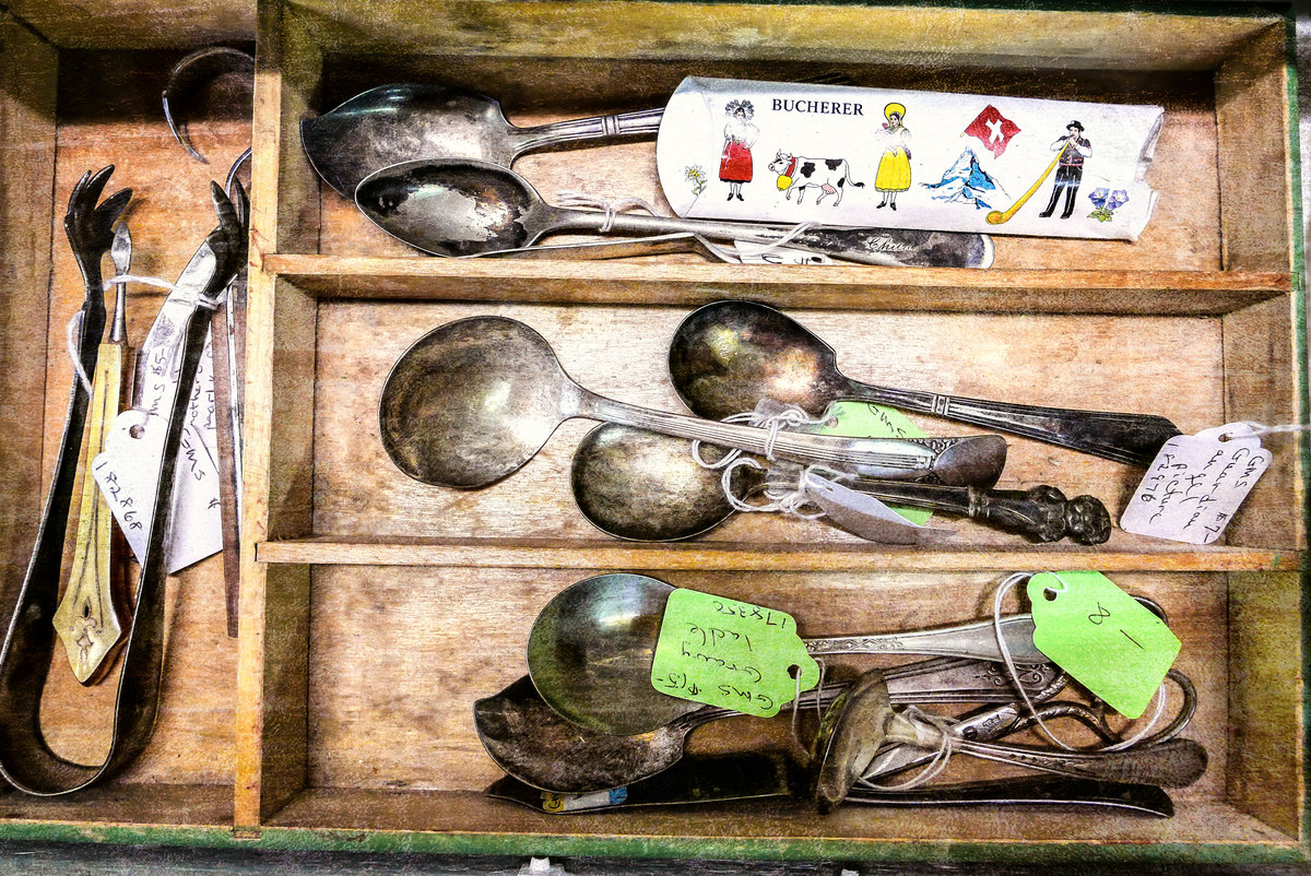 drawer of spoons 0903-