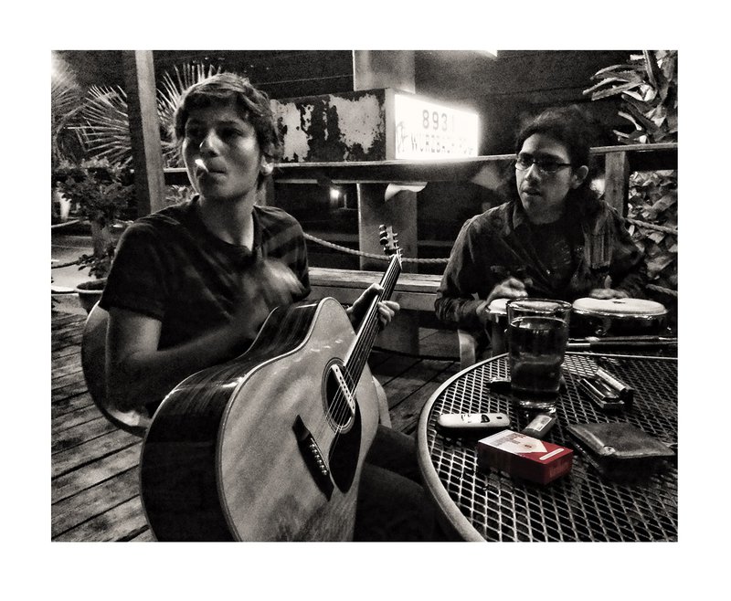 Katie Ethan Guitar Djembe Beers Cigarettes Love