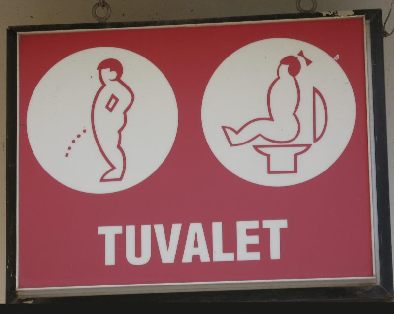 toilet sign