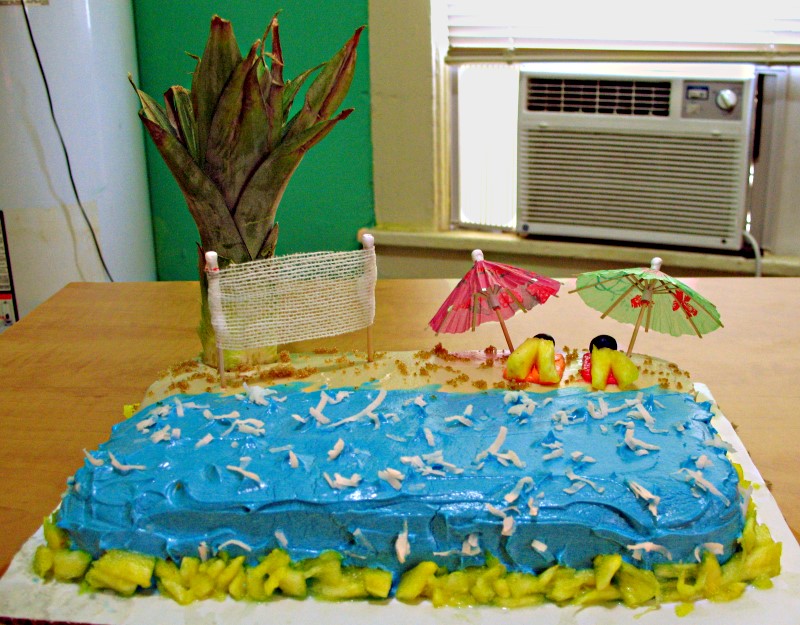 beach cake