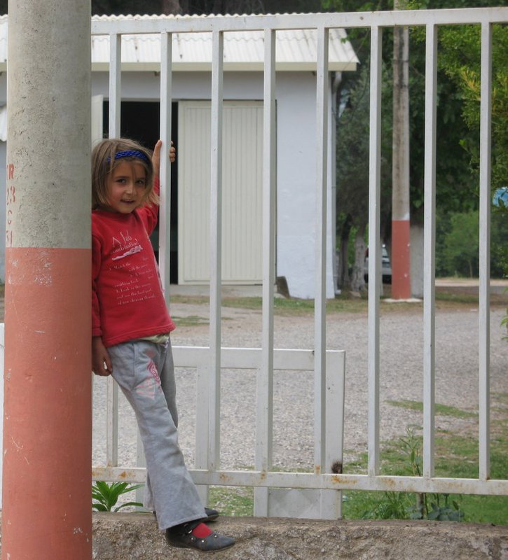 girl fence