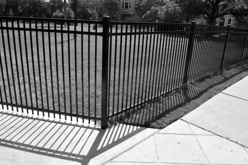 fence shadow