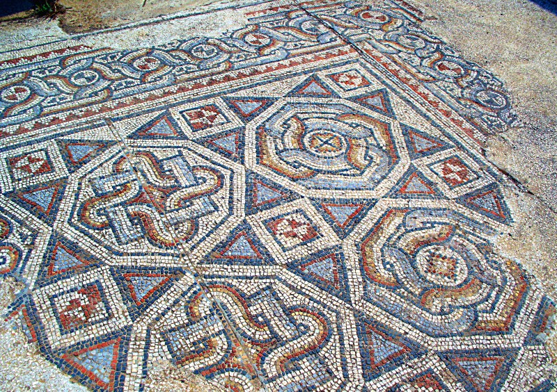 Super Duper Ancient Turkish Mosaic Stone Pattern