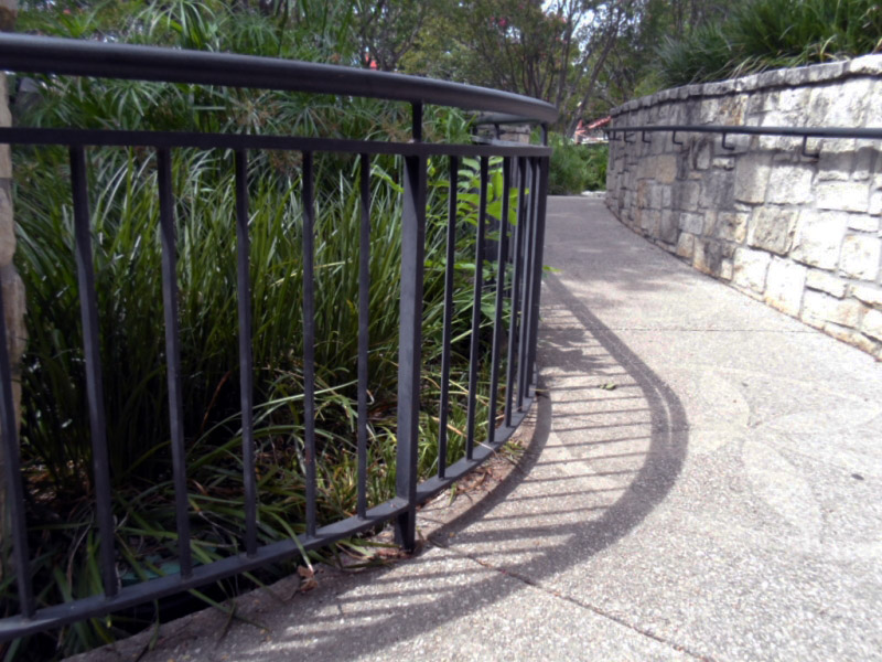 Curved shadow