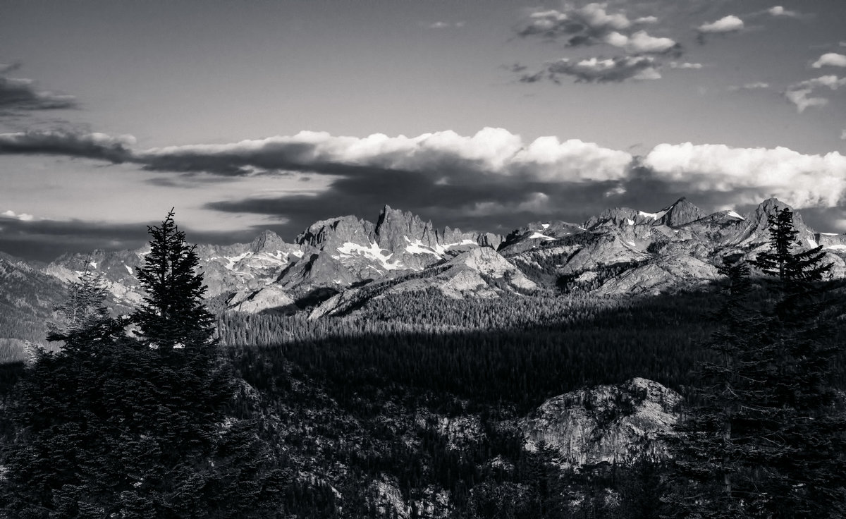 Minaret Vista Mammoth B&W