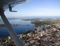 Flying over Perth