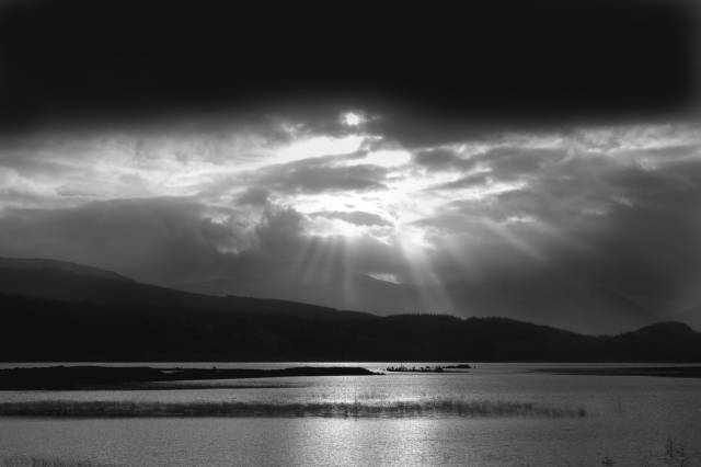 Clouds Over Scotland Loch