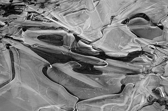 Trail Ice Abstract I (8x12)