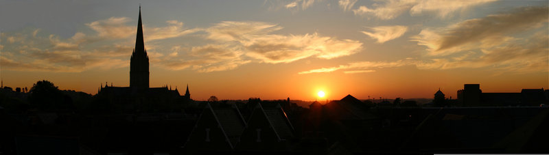 Salisbury Cathederal at Sunset