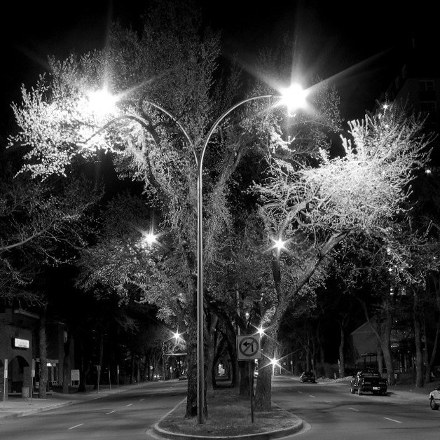 My Street at Night a.JPG