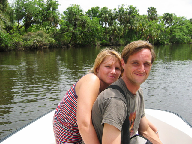 Crystal & Chris on Sebastian River