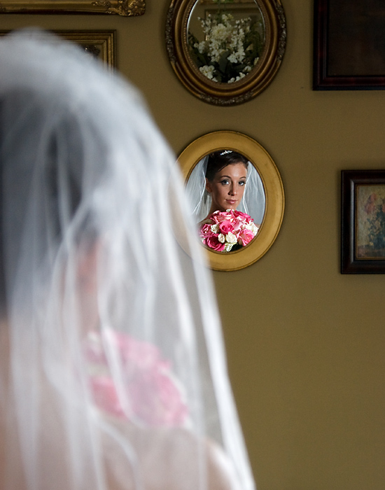 Bride's Reflective Portrait