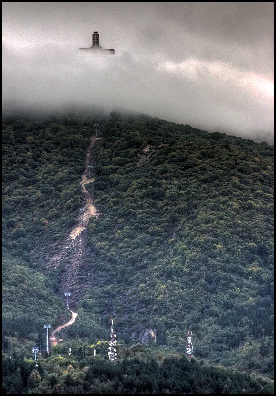 Foggy at the top
