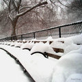 Snow Benches
