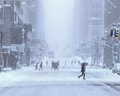 Madison Avenue Snowstorm.